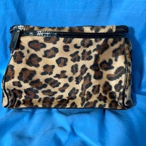 PRICE DROP!! Lancôme. Faux Leopard Print. Clutch or Classy Cosmetic Case.